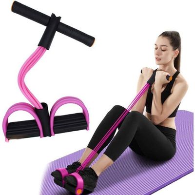 FCS Bande De Résistance De Pédale Bandes De Résistance élastique Latex Exerciseur à Pédales Sit Up Pull Corde Expander Yoga Pilates Workout Band Equipment (Color : Blue