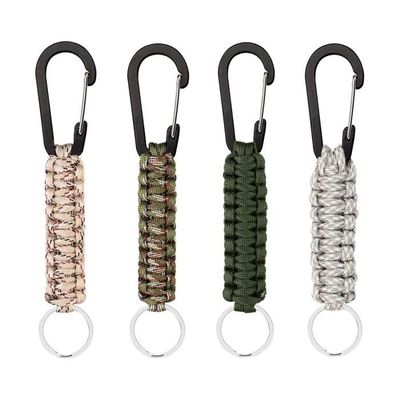 Tresse Corde Porte clés Mousqueton Porte clés Pour Sac À Dos, mousqueton tressé