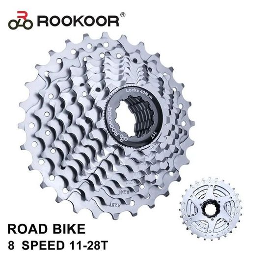 Cassette 8 Vitesses 13-28T Pour Vélo – Roue Libre En Acier Trempé, Compatible VTT, Route, Vélos Pliants