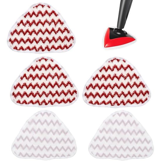 5 Housses De Rechange Pour Balai Vapeur Vileda - Microfibre Anti-Taches Pour Sol Carrelage Et Parquet