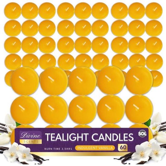 Lot De 75 Bougies Chauffe-plats - Durée ~6 Heures - 100% Neuf - Marque Candra