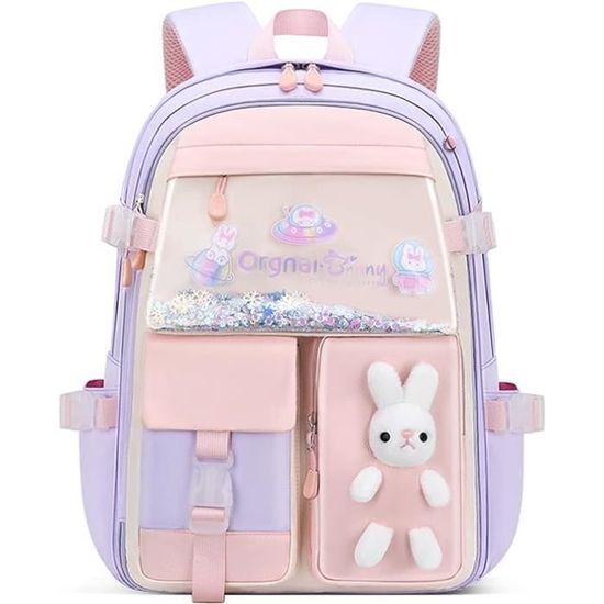 Ensemble Sac À Dos Mignon Pour Bébé Éléphant Hippopotame Girafe Pour Garçons Et Filles, Sac À