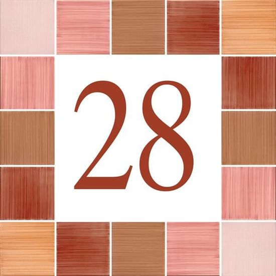 Plaque Numero De Maison Original En Ceramique Achat Vente