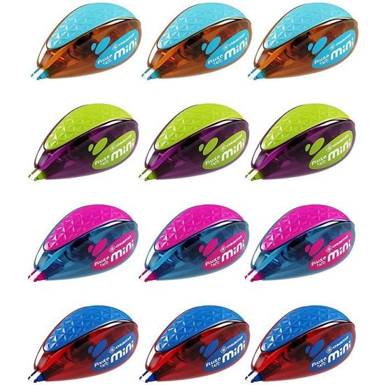 Ruban Correcteur à Sec - Lot De 3 Rouleaux De 12 Mètres, Largeur 5 Mm