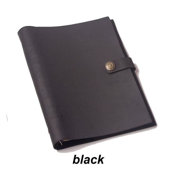 Mini Carnet En Cuir Véritable - Journal, Carnet De Croquis Portable - Multicolore