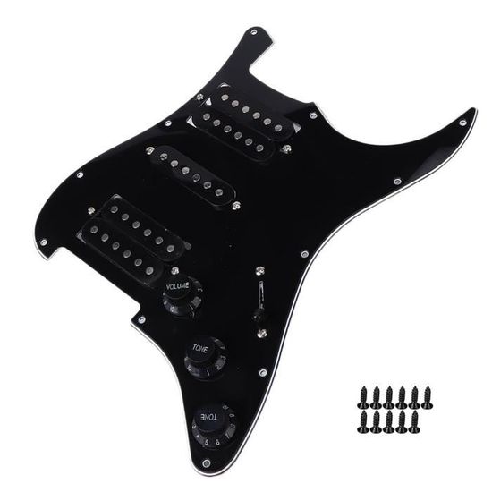 NEW PICKGUARD SG Standard Full Face - Black Pearl - 3 Ply- Guitare SG