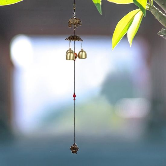 Carillon éolien En Forme De Chat - Décoration Extérieure En Métal, Sons Apaisants - Pour Jardin, Terrasse, Balcon