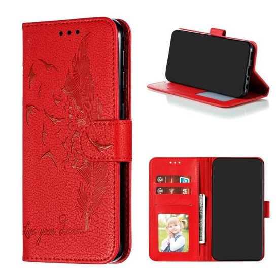 Housse Portefeuille Pour IPhone 17 - Cuir PU, Fermeture Magnétique, Emplacements Cartes, Fonction Stand, Protection Anti-choc - 6