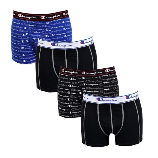 Boxer homme SPORT CHAMPION Pack de 4 Boxers CHAMPION M Colores Modernes et Resistants