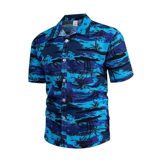 Cruise Caribbean Chemise boutonnée à manches courtes pour