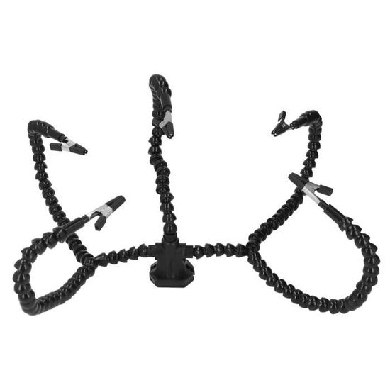 10 Bras Magnétiques Soudure Hayaww - Third Hand Avec Pinces Crocodiles - Base Stable Pour Soudage/Modélisme