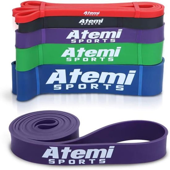 Bandes De Résistance DEHUB 2 Pièces - Tissu Épais Et Élastique - Pour Fitness, Fessiers, Pilates - 24 à 105 Lbs