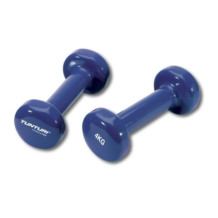 TUNTURI Haltères Vinyl 4 Kg