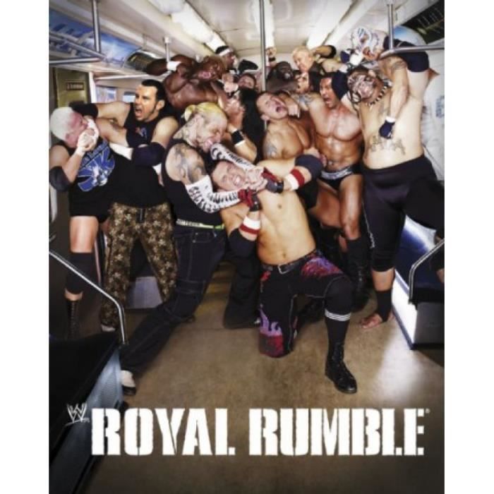 #43011 WWE 50x40cm Royal Rumble 08 Poster Plakat Le Catch 