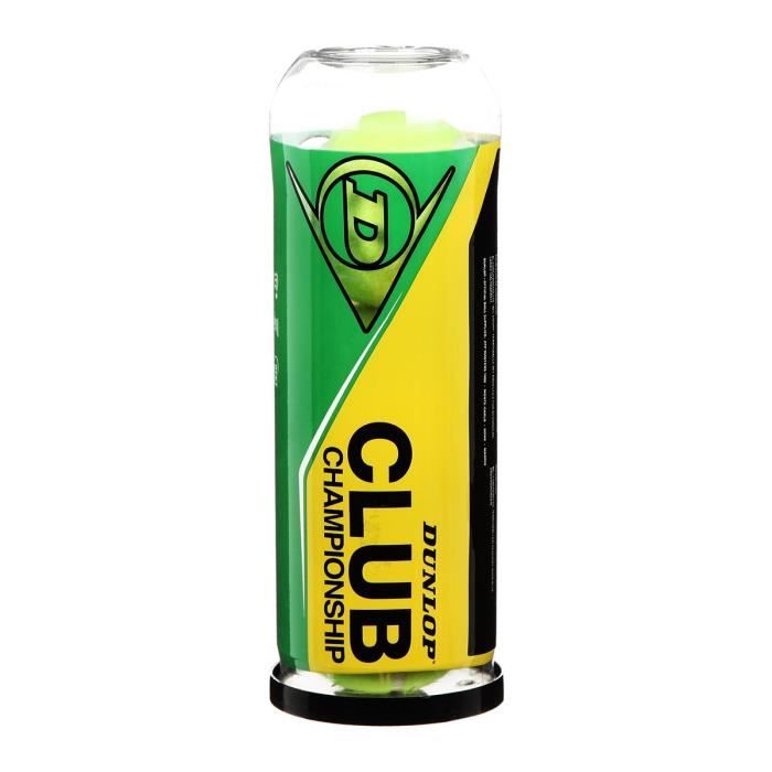 DUNLOP Lot de 3 Balles de tennis Club Champ