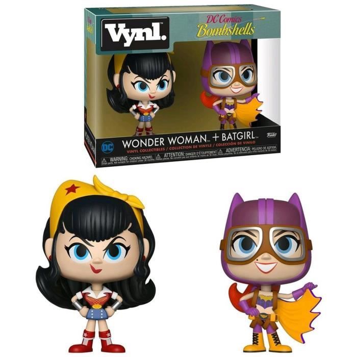 Pack de 2 Figurines Funko Vynl: Wonder Woman & Batgirl