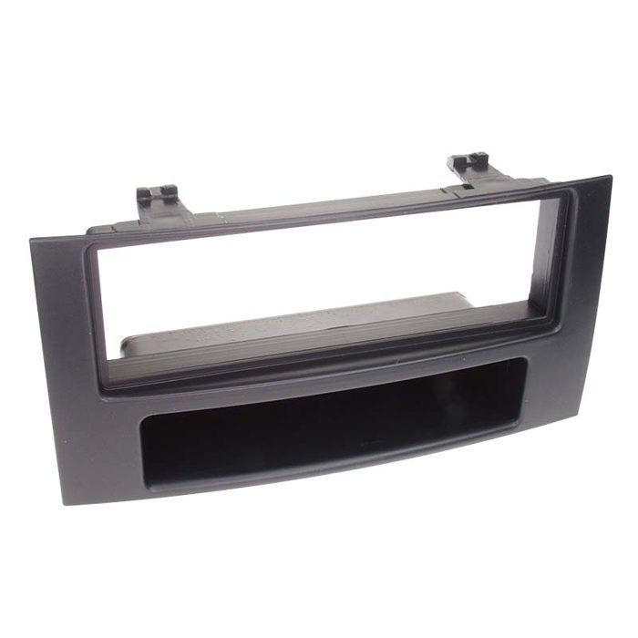 Adaptateur de façade 1-DIN avec vide poche VW Touareg / T5 noir