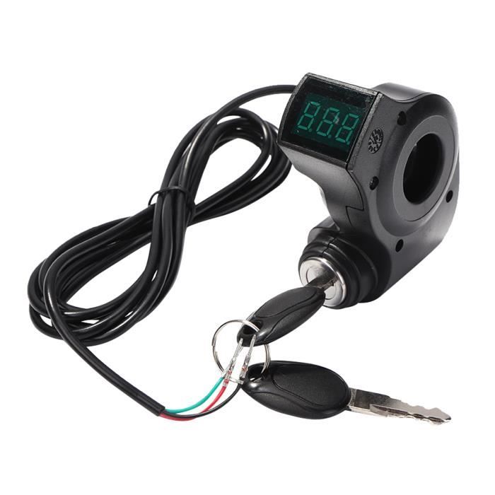 Verrouillage de puissance Serrure de commutateur de cylindre de clé d'allumage de trottinette électrique pour KUGOO M4 PRO et M4