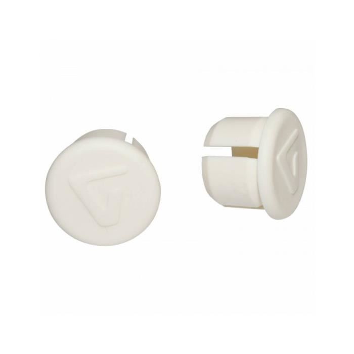 Bouchon de cintre route velox blanc (sur carte par 2)