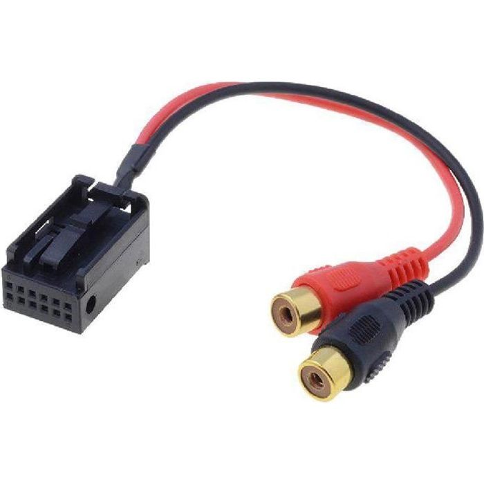 Cable Autoradio Adaptateur RCA - Opel Astra/ Tigra/ Zafira
