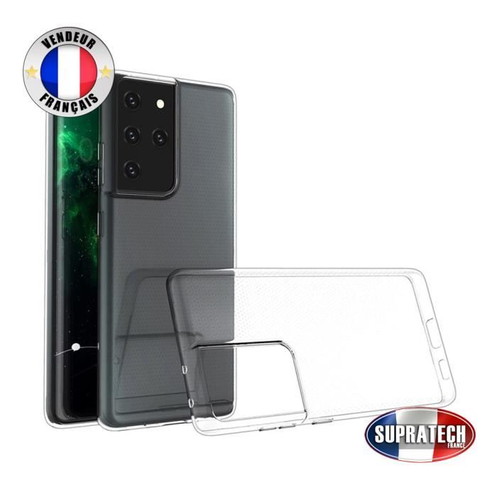 Housse Silicone Ultra Slim Transparente pour Samsung Galaxy S21 Ultra