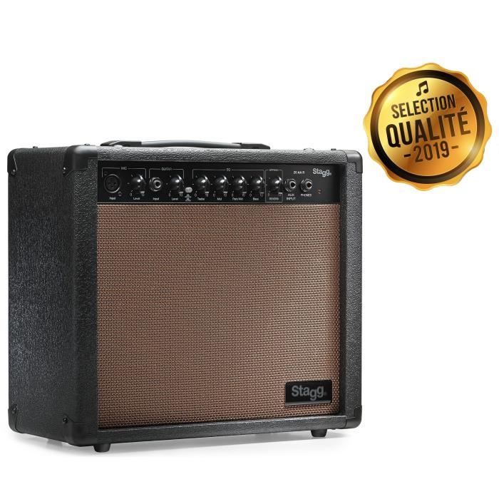 STAGG Amplis Guitare 20 AA R EU Acoustique Reverb (20 Watts)