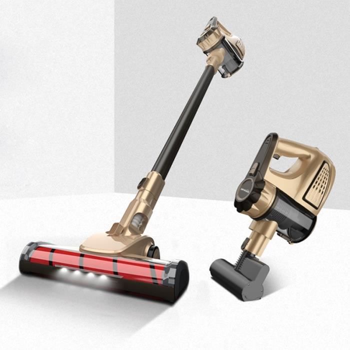 Aspirateur sans fil 2-en-1 VC812, Aspirateur Balai sans Sac avec une puissance d'aspiration cyclone de 8900 Pa