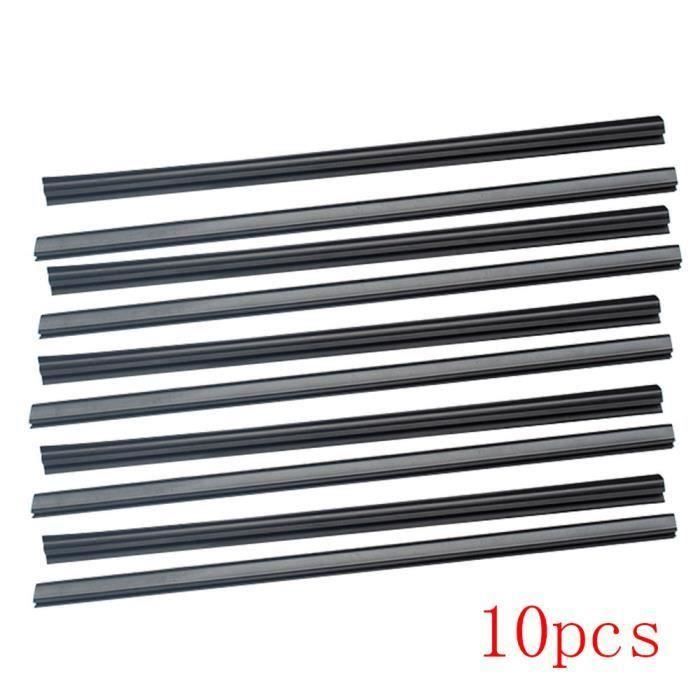 10PCS 30 pouces 6mm Lame d'essuie-glace de voiture Bande pas d'os