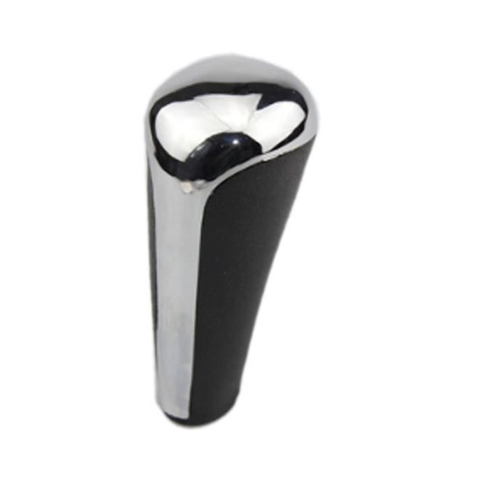 Pièces Auto,Pommeau de levier automatique,levier de vitesse,pour Peugeot 206 207 307,citroën C2 C3 C4 - Type chrome