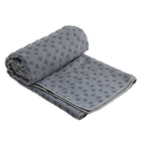 Tapis de sol,Tapis de Yoga antidérapant, serviette de sport, voyage, Fitness, Pilates, exercice, environnement, Fitness - Type Grey