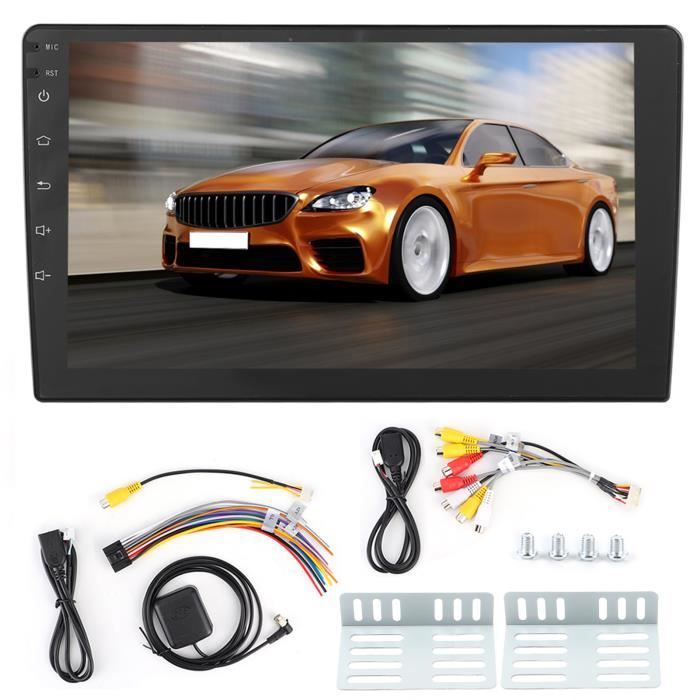 Autoradio, Radio FM de voiture, 9 pouces grand écran Navigation GPS WiFi Bluetooth FM Radio Récepteur Stéréo de voiture pour