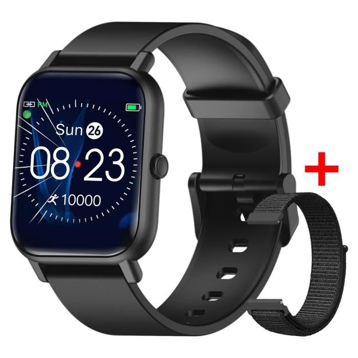 Montre Connectée Femme Homme Blackview R3 Smartwatch Sport Intelligente Bluetooth Fitness Tracker Cardio Podometre Noir