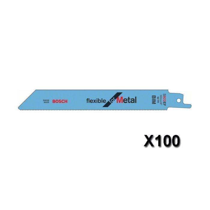 Lot de 100 lames de scie sabre Flexible for Met…