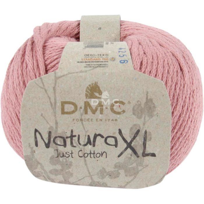 Fil DMC Natura XL - 100 g Fil à crocheter ou à tricoter Natura XL DMC - Quantité: 100 g, soit environ 75 mètres - Matière: 100%