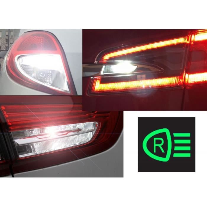 Pack feux de recul à LED pour votre BMW X1 E84. Notre solution LED vous permet d'obtenir un feux de recul blanc pure haute puissanc