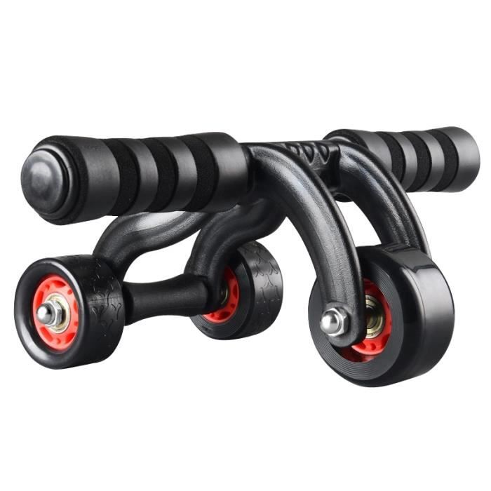 Abdos Roue Abdominale Exercices Muscle Resistante Efficace Avec Tapis De Mousse pour Exercices, Body Fitness Musculation