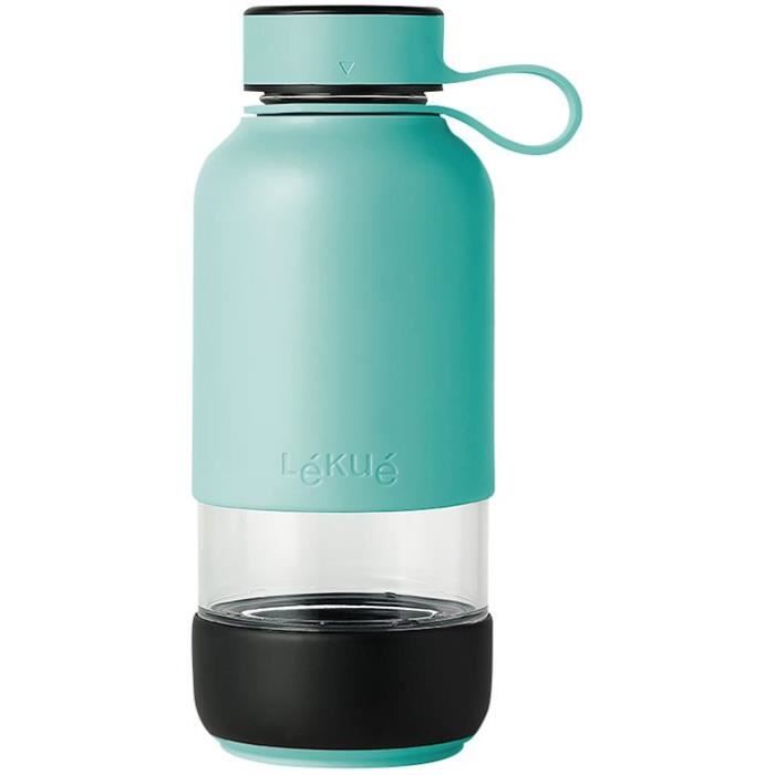 LEKUE Boite repas to go - 600 ml - Bleu turquoise