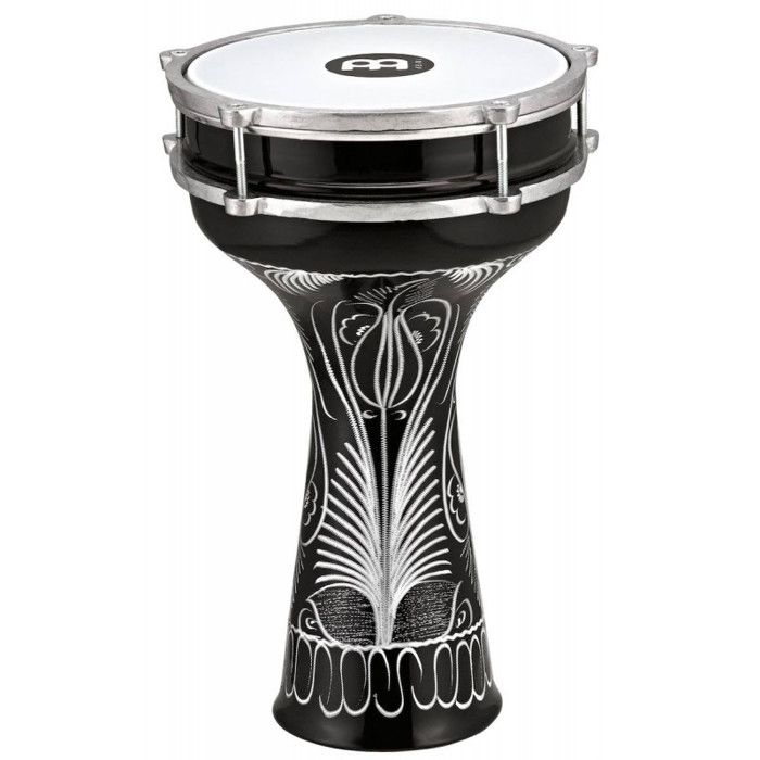 Meinl Percussion HE-124 Darbouka en aluminium avec décor gravé à la main, 20,32 cm