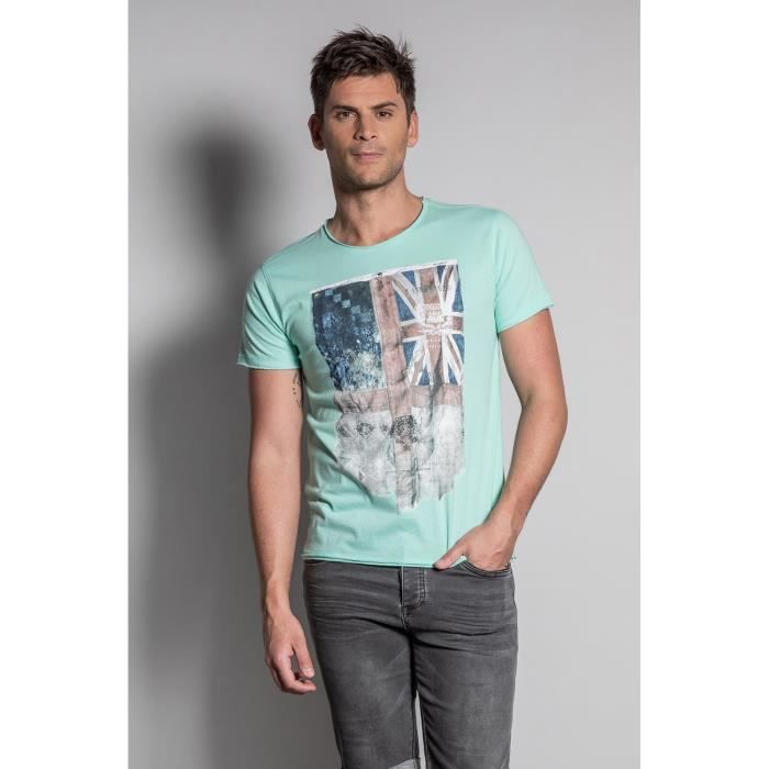 DEELUXE T-shirt avec drapeau FLAGY Almond