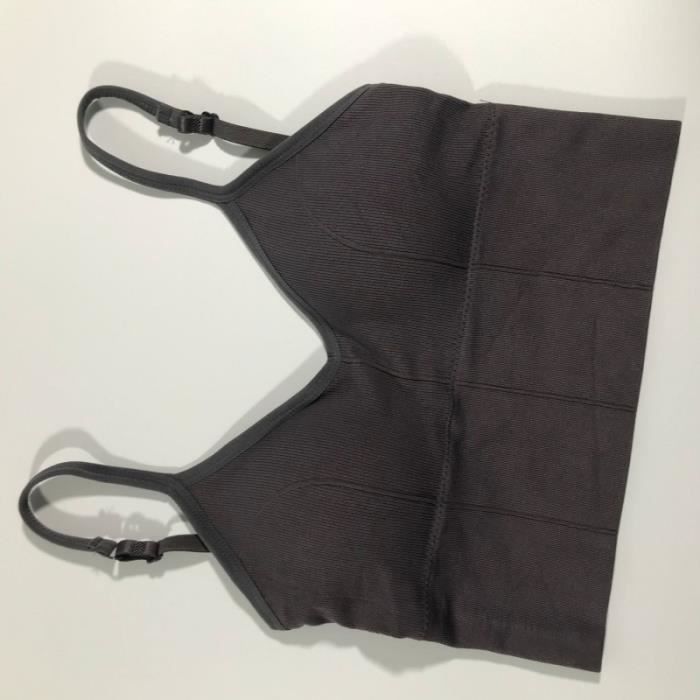 1Pc Wireless Wrapped Chest Sport Yoga Underwear Strap Bra Fitness Soft Stretchy Bras BRASSIERE DE SPORT - SOUTIEN-GORGE DE SPORT