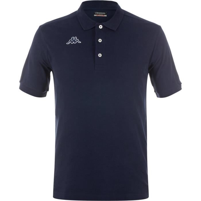polo Kappa Coton Bleu Marine