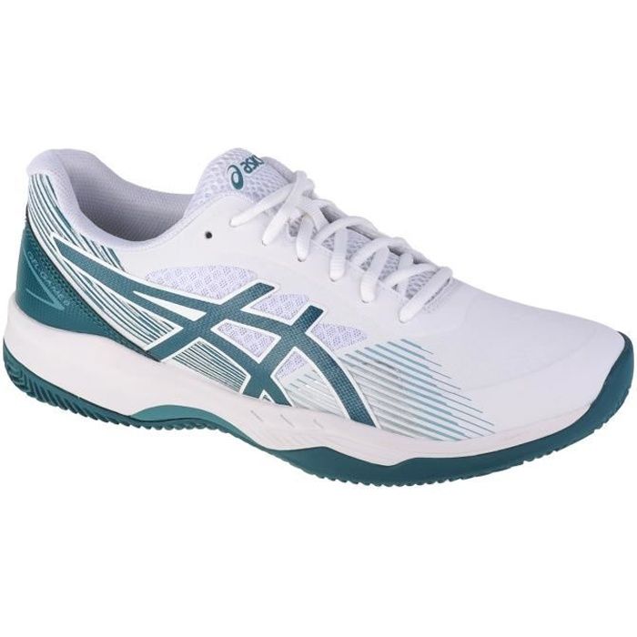 ASICS Gel-Game 8 Clay-OC 1041A193-104, Homme, Blanc, chaussures de tennis
