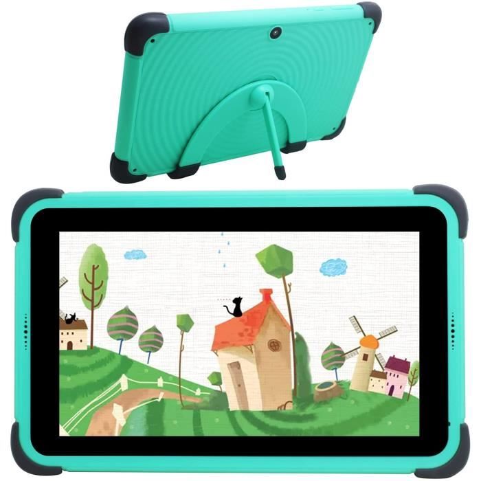 Tablette pour Enfants Android 10 tablettes 32 Go de Stockage 2 Go de RAM, Kidoz pré-installé et contrôle Parental, écran IPS HD, Tab