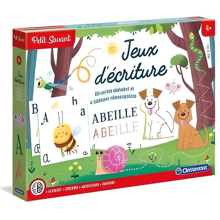 Jeux d ecriture 5-7 ans Nouvelle Version - Clementoni - Jeu educatif Petit Savant