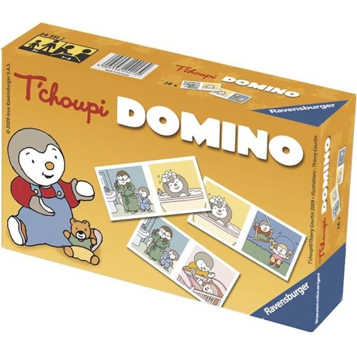 T'CHOUPI Domino - Jeu éducatif classique - Ravensburger-Dès 3 ans
