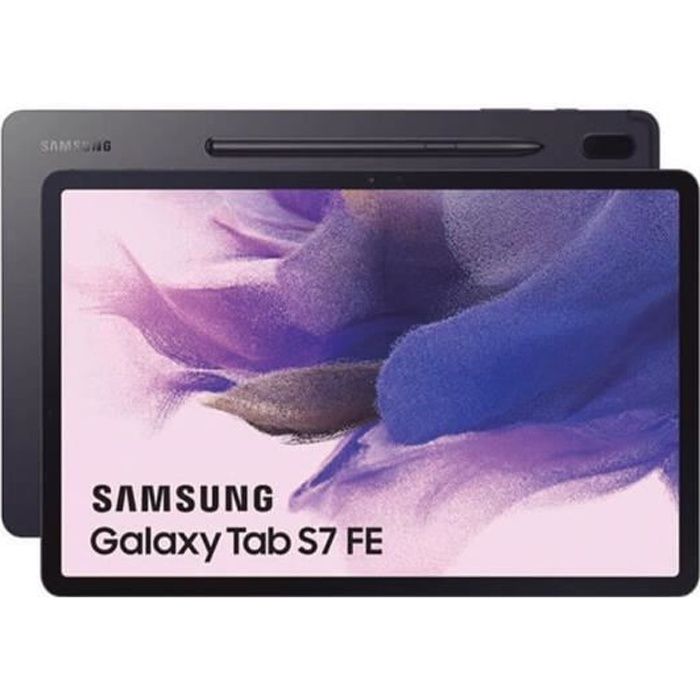Samsung Galaxy Tab S7 FE 12.4- 4GB/64GB Wi-Fi Negro (Mystic Black) T733