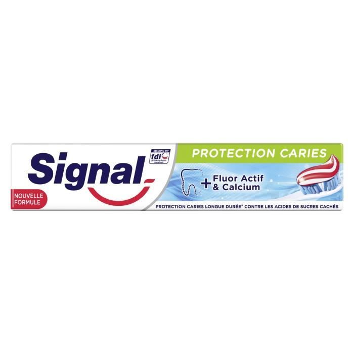 LOT DE 5 - Dentifrice Protection Caries SIGNAL le tube de 75 ml