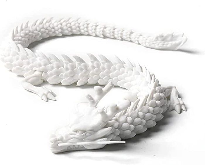 Dragon Articulé Avec Imprimé Sakura - Jouet Anti-Stress, Déco 3D Unique Pour Salon Ou Chambre - 11