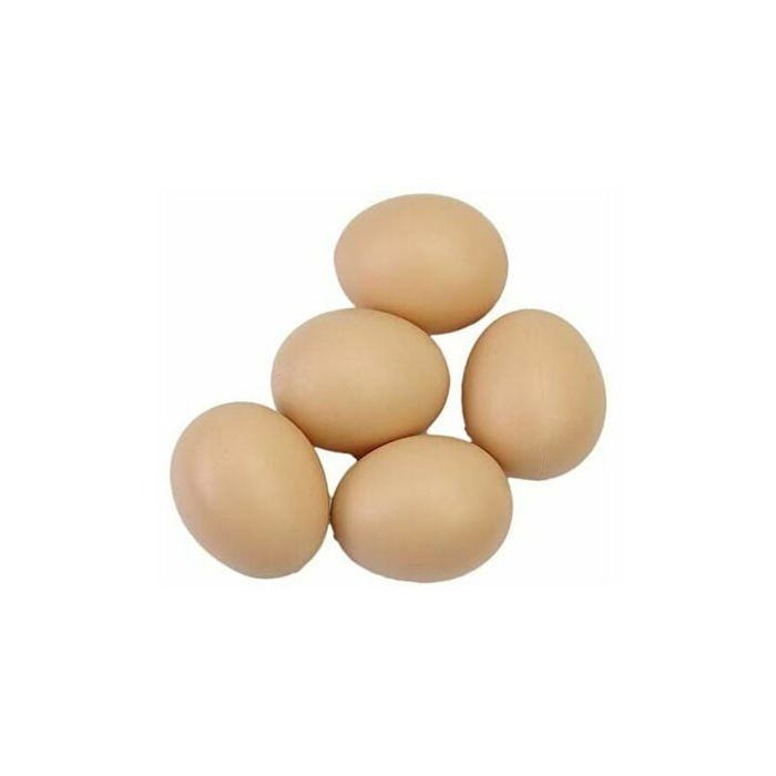 Meilleurs prix pour Faux oeuf poule artificielle volaille coop nid en plastique pratique et pratique-5PCS