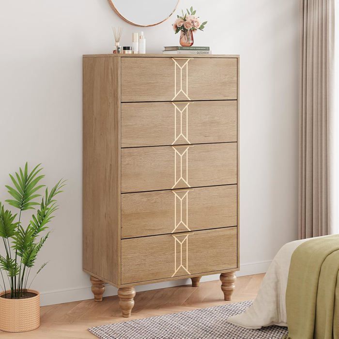 Commode Haute En Bois